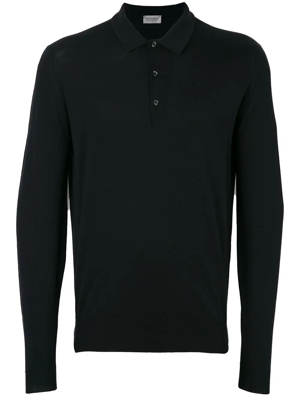 John Smedley Polo neck - Black | c44cc04220eec7efce3ce63573c8555a662fe24a