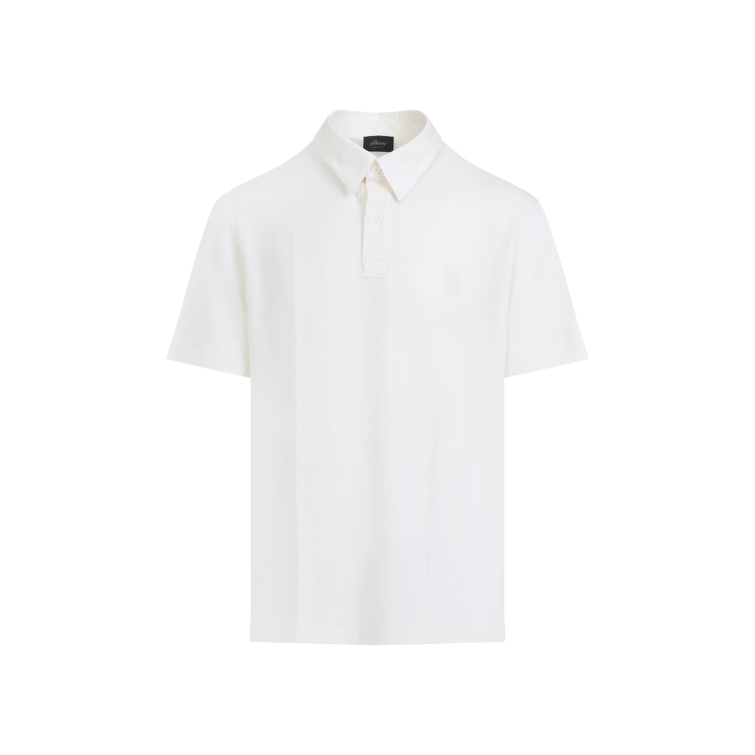 Brioni Polo - White | 64a63904a0836f24e3abd980efcbed86689e4f87
