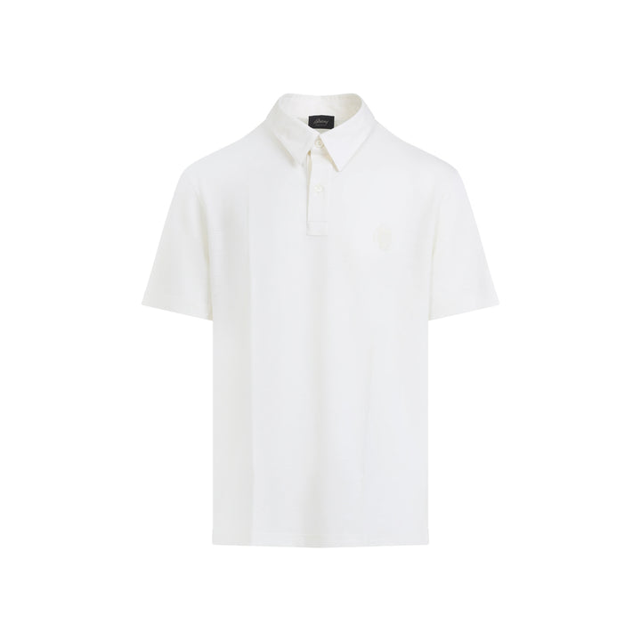 Brioni Polo - White | 64a63904a0836f24e3abd980efcbed86689e4f87