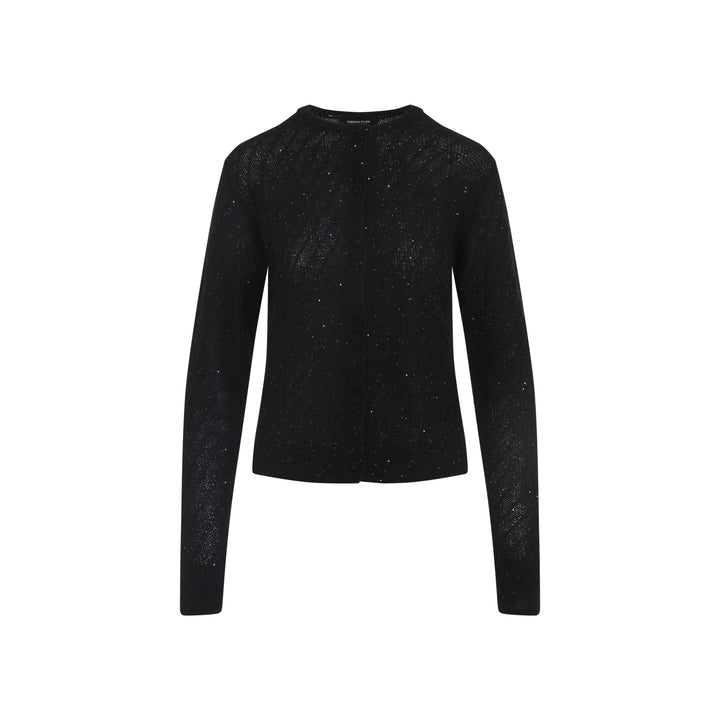 Fabiana Filippi Cardigan - Black | 8585ade6b853a261688bc2e5d1e1c2dcf364a61e