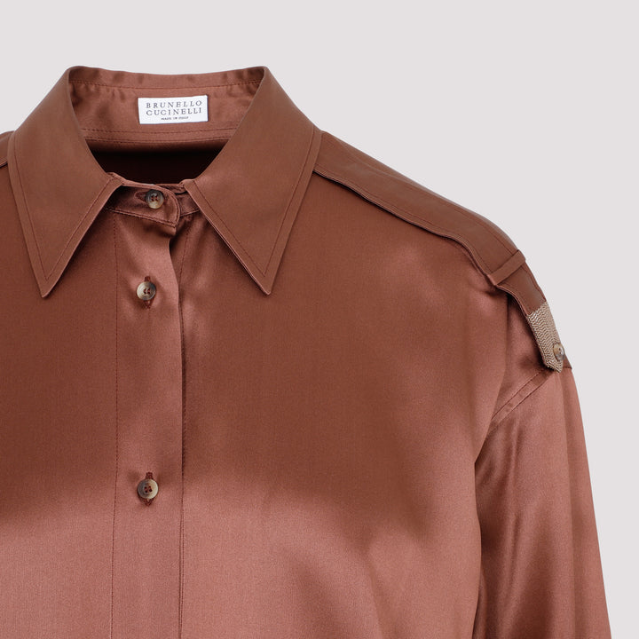 Brunello Cucinelli Shirts - Brown | 0f58d00c6c73449e705649ff65e0f8c86b88bb6f