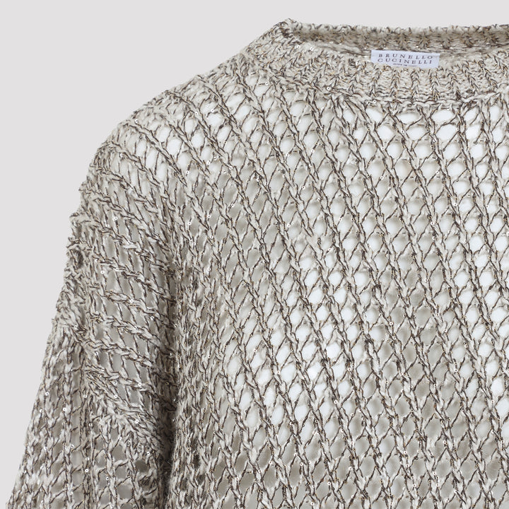 Brunello Cucinelli Pullover - Nude & Neutrals | 8838844f0326c96f9b4ac17533bdf03192f0acd0