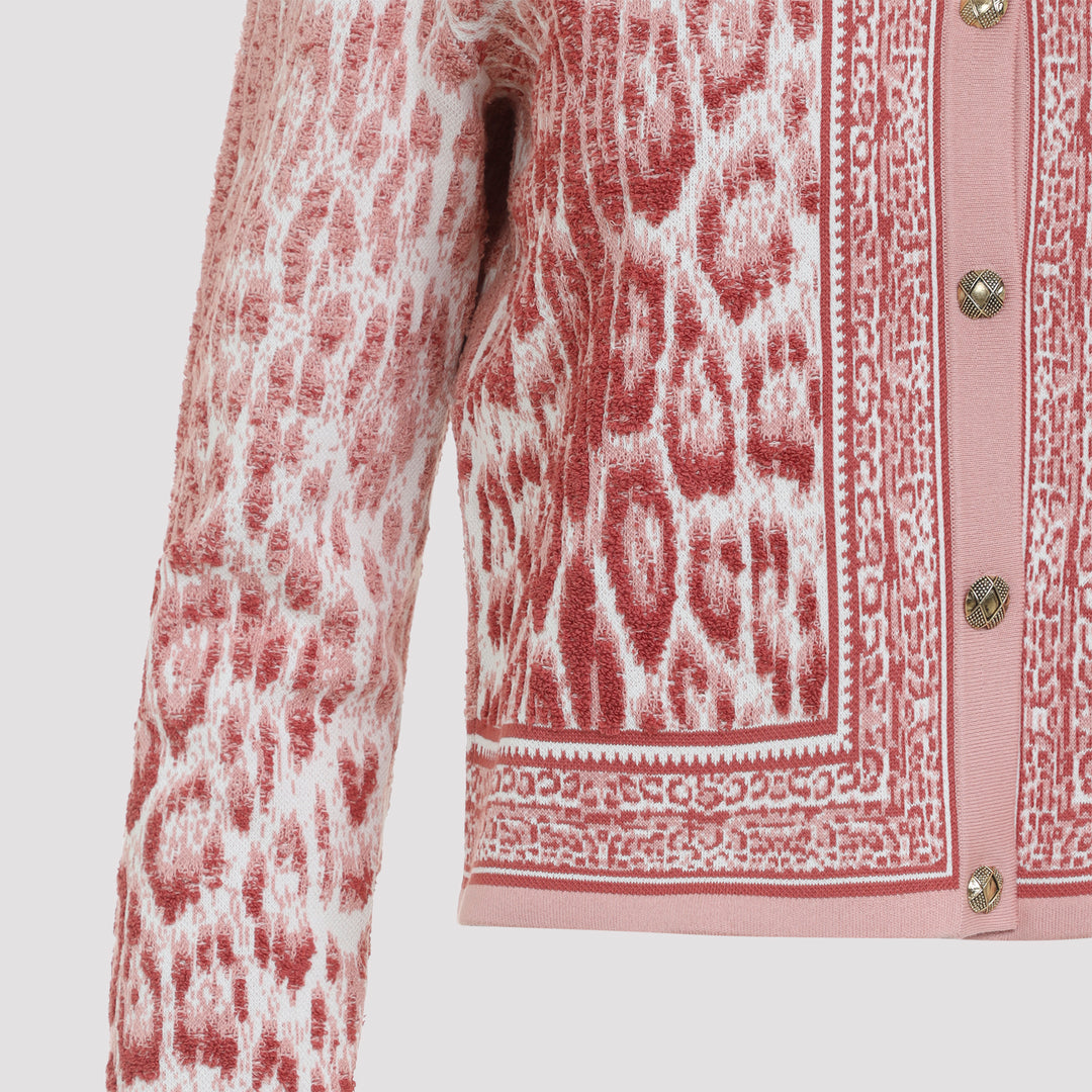 Roberto Cavalli Cardigan - Pink & Purple | f912ed2d751721e76789c2ee41855df367378006