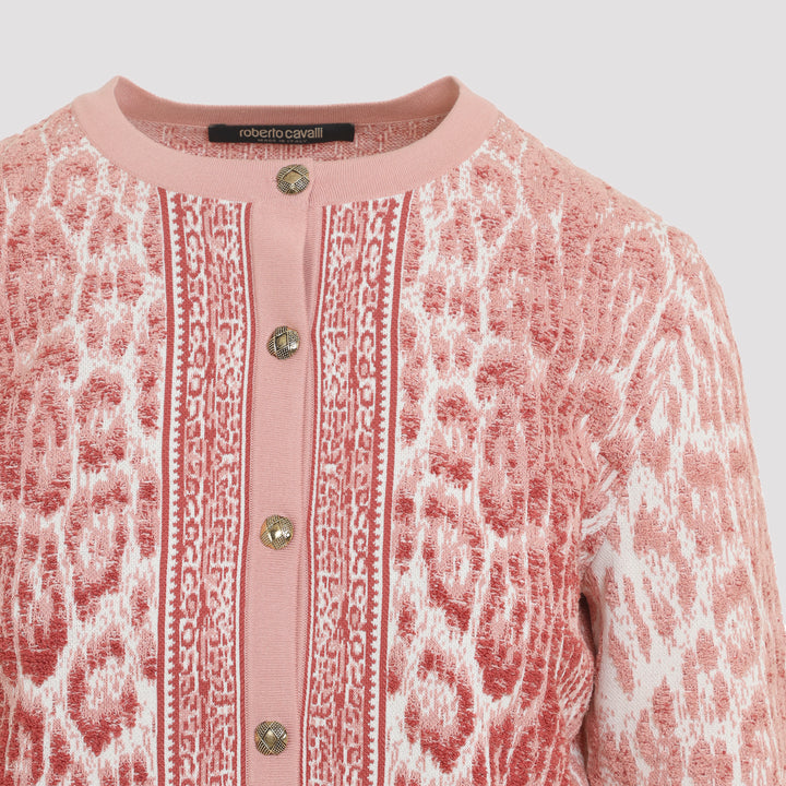 Roberto Cavalli Cardigan - Pink & Purple | 4edbe98bcdc5fa64fb37bfb2043988b32be5774a