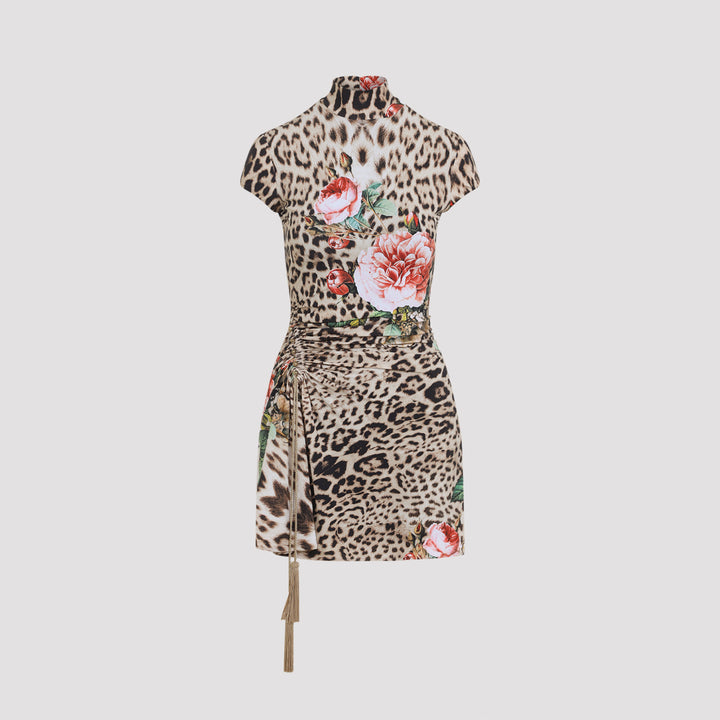 Roberto Cavalli Mini dresses - Nude & Neutrals | 4c6cf0a854dbe3a41f9b2275f145a5e894c3790b