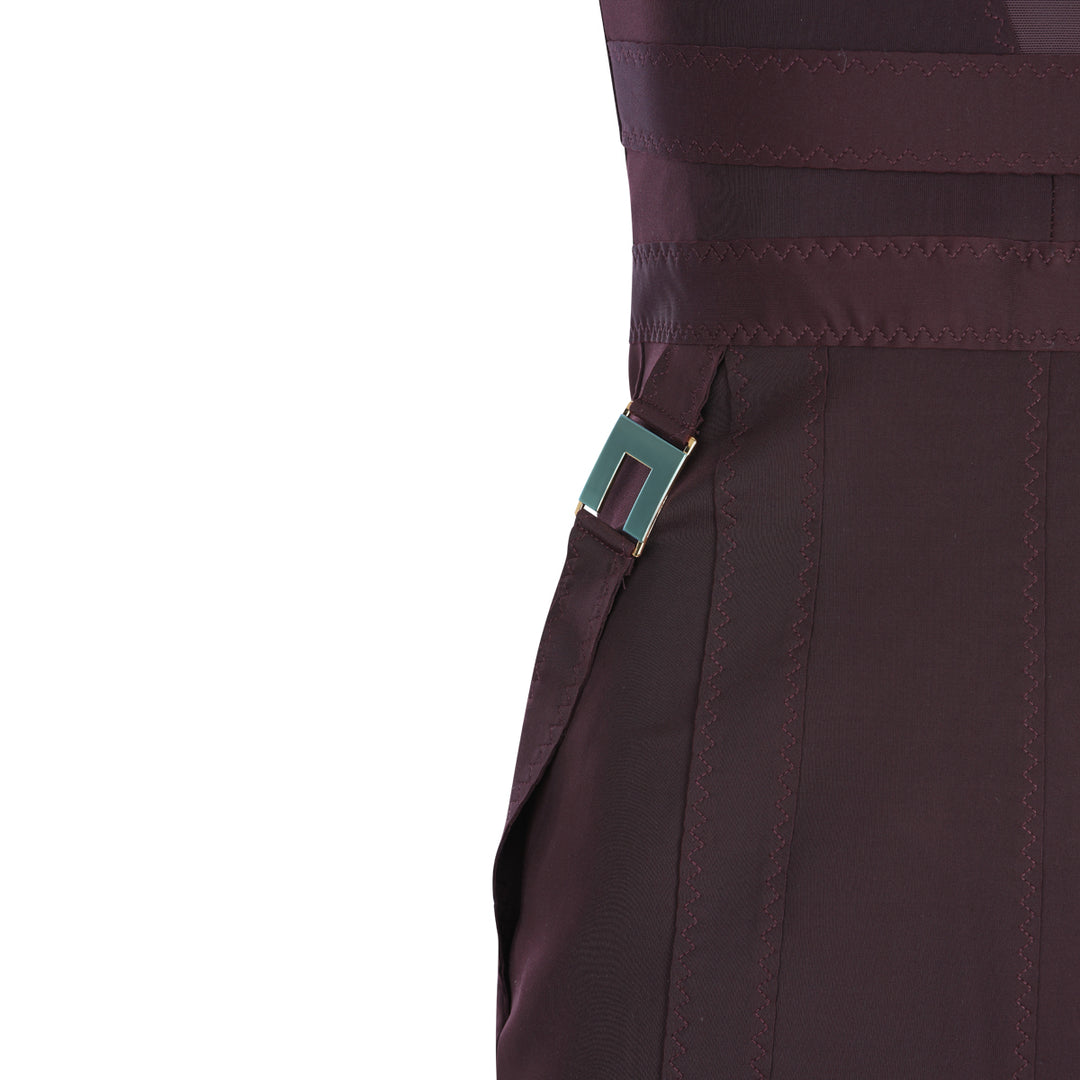 Elisabetta Franchi Dresses - MERLOT | 11492361bb6830f3043395c86bd34f2d4d34df5a