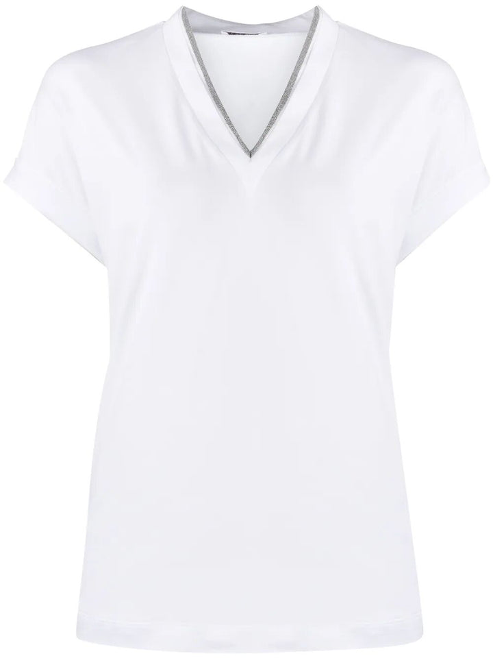 Brunello Cucinelli T-shirts - White | 987132820ac2db049240f8e675518cc21ace0942