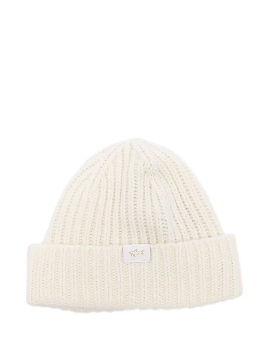 Ribbed Wool Blend Beanie