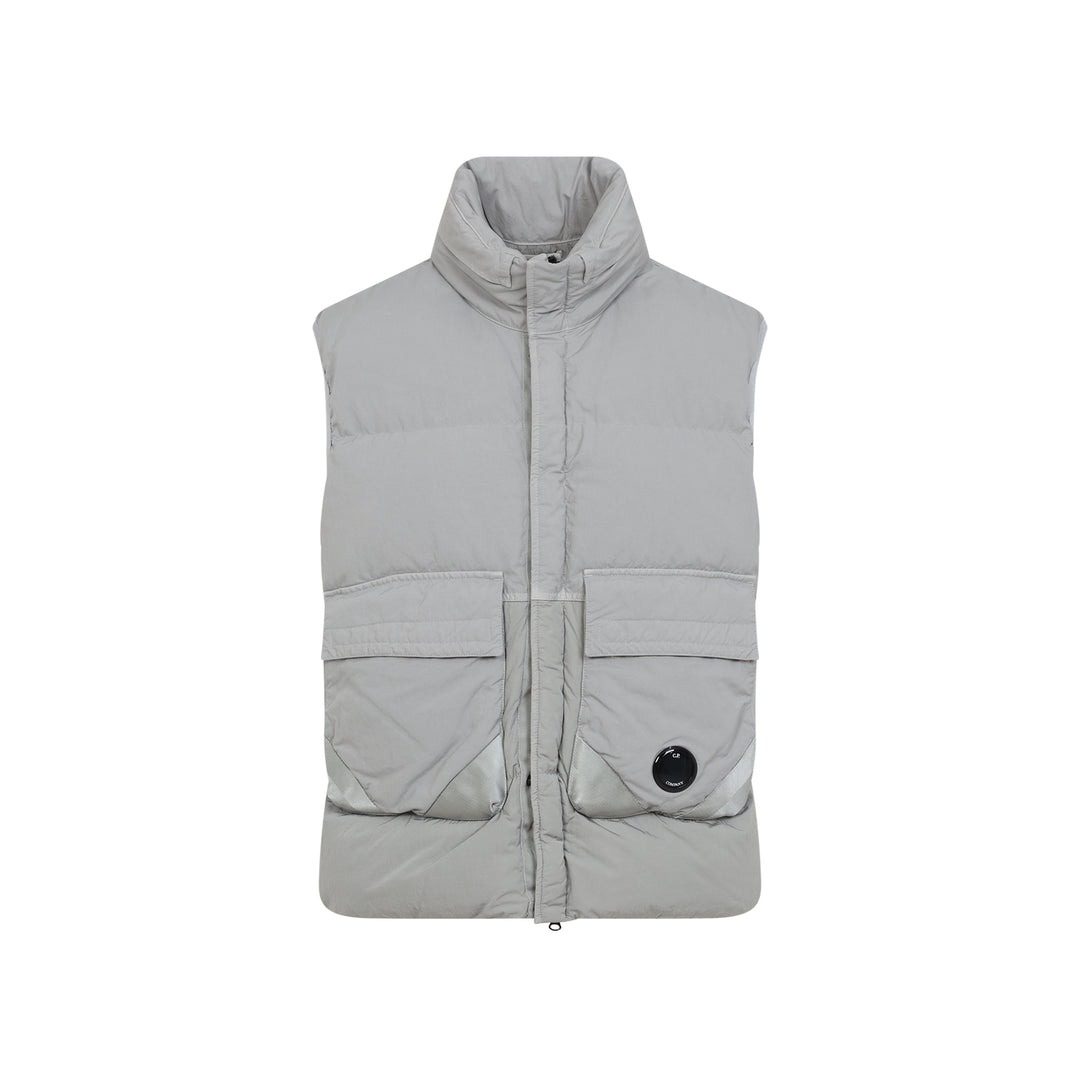 Cp Company Gilet - Grey | cbe1b44099e0f01a3a55f97c638833b52da30766