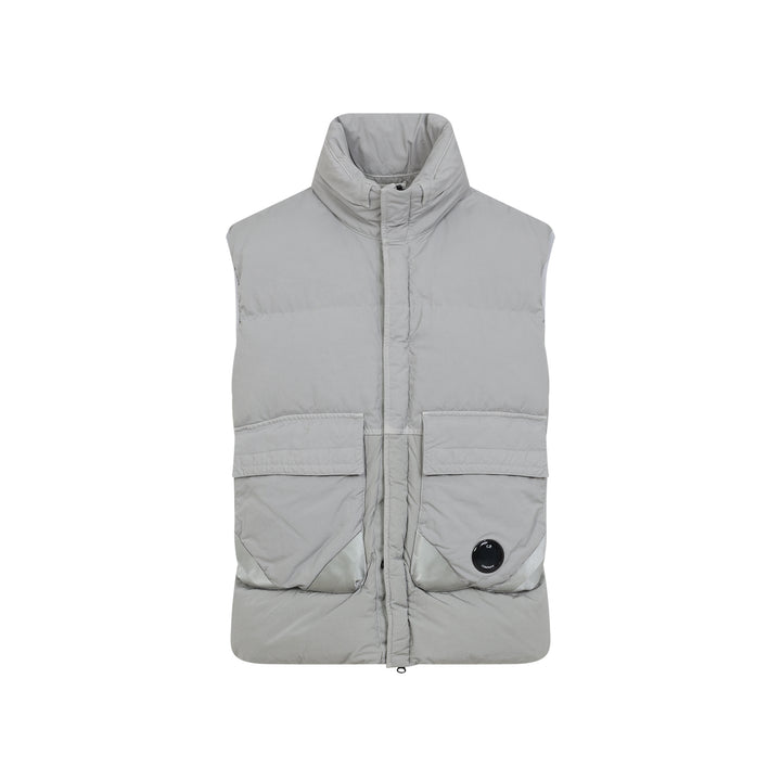 Cp Company Gilet - Grey | cbe1b44099e0f01a3a55f97c638833b52da30766