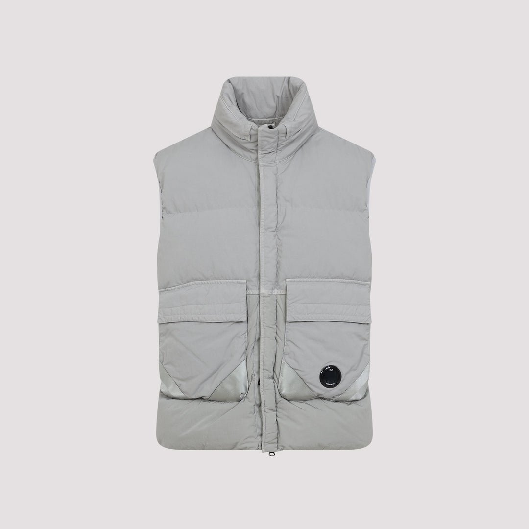 Cp Company Gilet - Grey | d7cf095b16c3411542892c5d21f954d9a4428acc