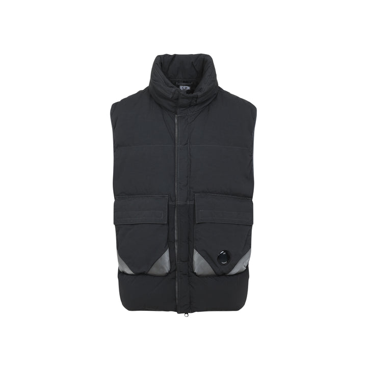 Cp Company Gilet - Grey | 500ea12e7427ae5d3e24ab06b171b164840dd63b