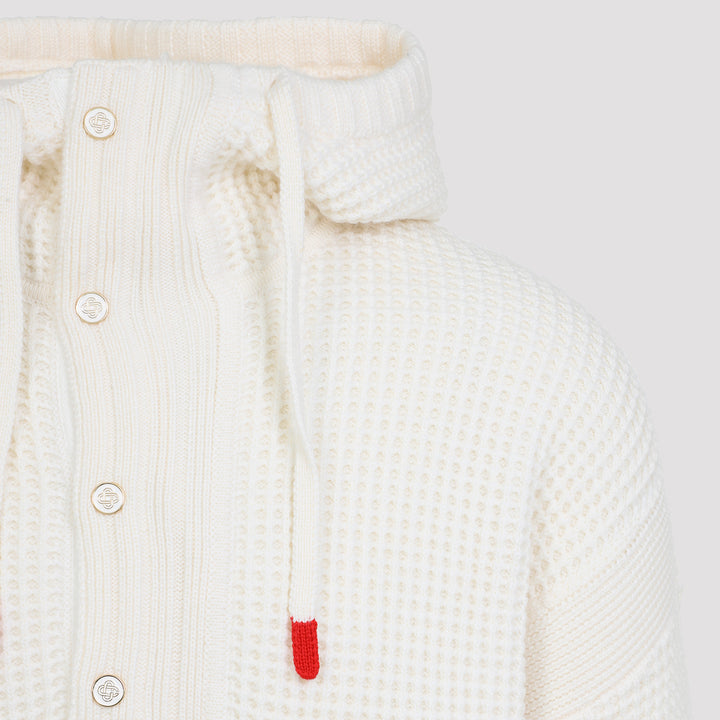 Casablanca Hoodies - White | 9727aff4d688e8904cf658caae1364807ea1b306