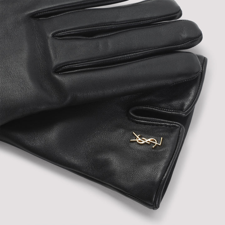 Saint Laurent Gloves - Black | 9239e335df2b0aafbd49ed90e9ca591814ca10e4