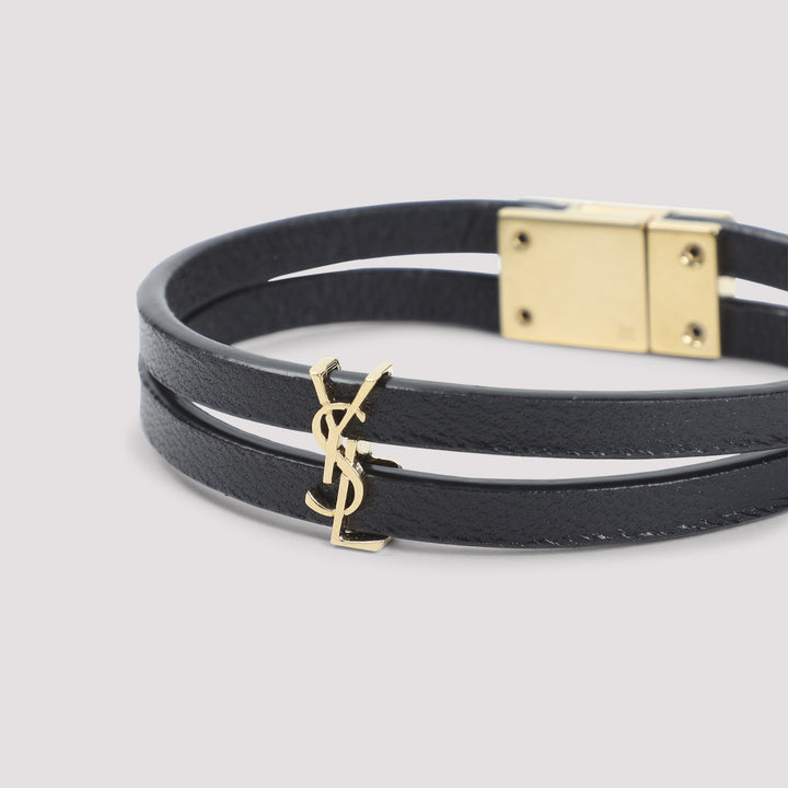 Saint Laurent Bracelets - Black | 585f91550118a6197bd02015dbb10519ad35ba5a