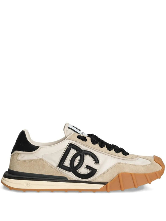 Nylon And Suede Dg Athletic Sneakers