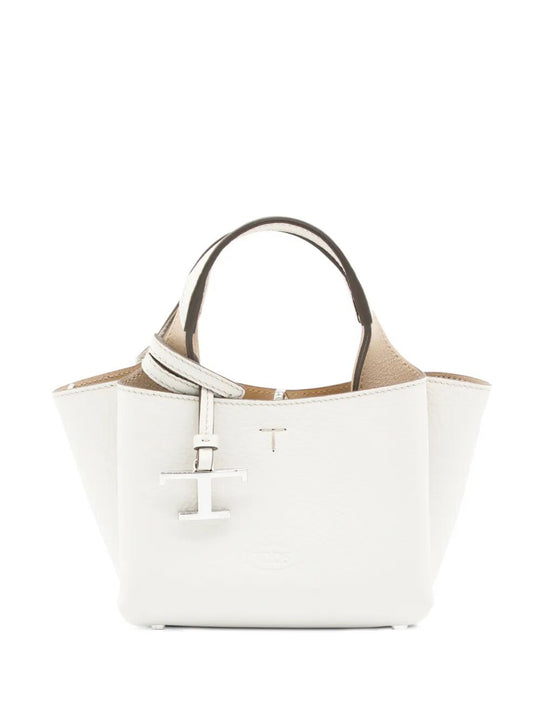 Micro Leather Bag With Removable Shoulder Strap
