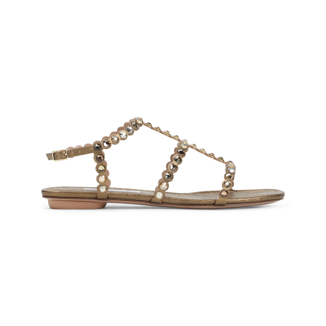 Aquazzura Sandals - Metallic | 4f598d224abb909d9e4093bd3dc4170367a55205