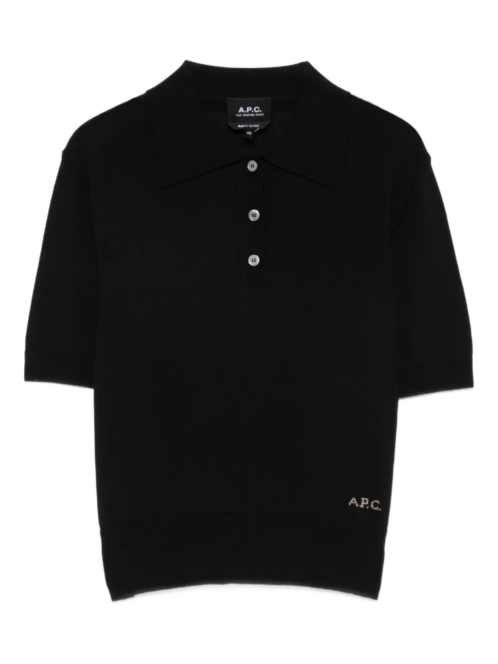 A.P.C. Polo - Black | d1c1ca5c5afb314f0ef798a502dd3c4f9f14e240