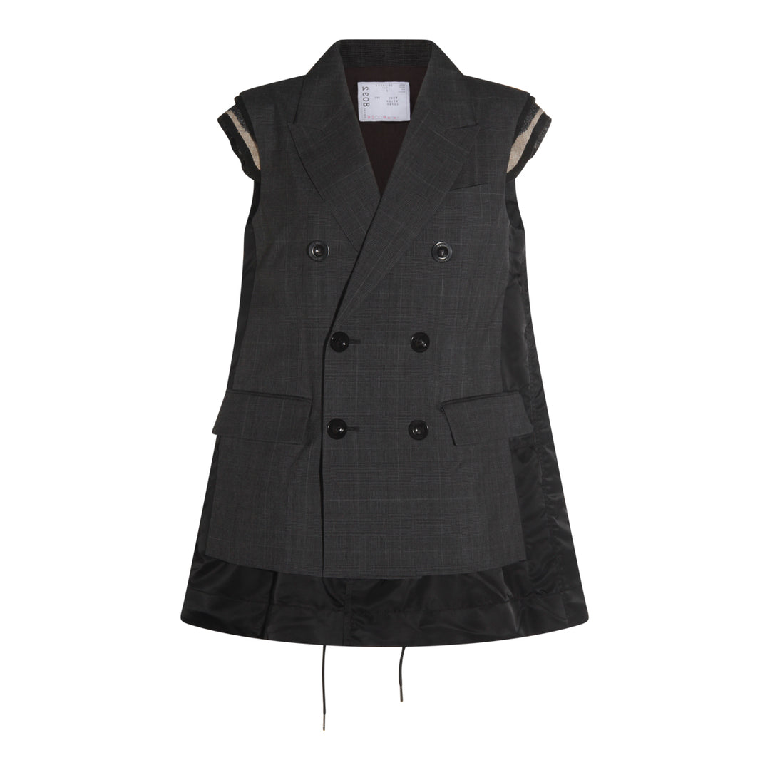 Sacai Jackets - GRAY | 988c1f38c8c02d7a95f6c1d38aadd423ff1bfd38