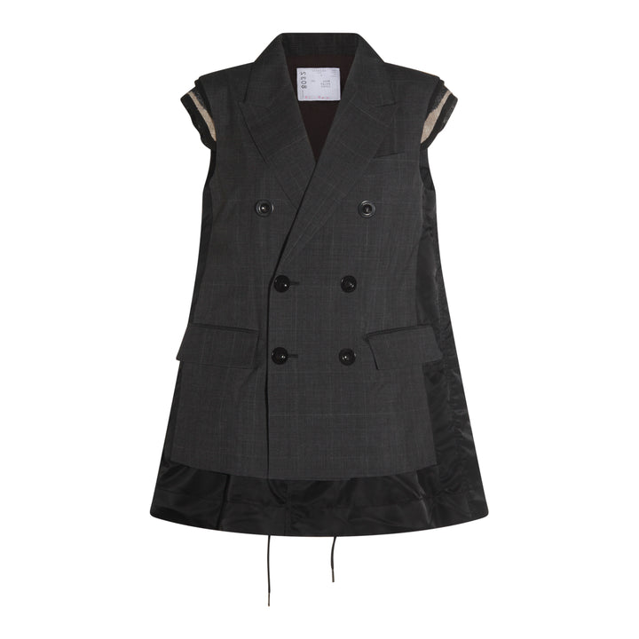 Sacai Jackets - GRAY | 988c1f38c8c02d7a95f6c1d38aadd423ff1bfd38