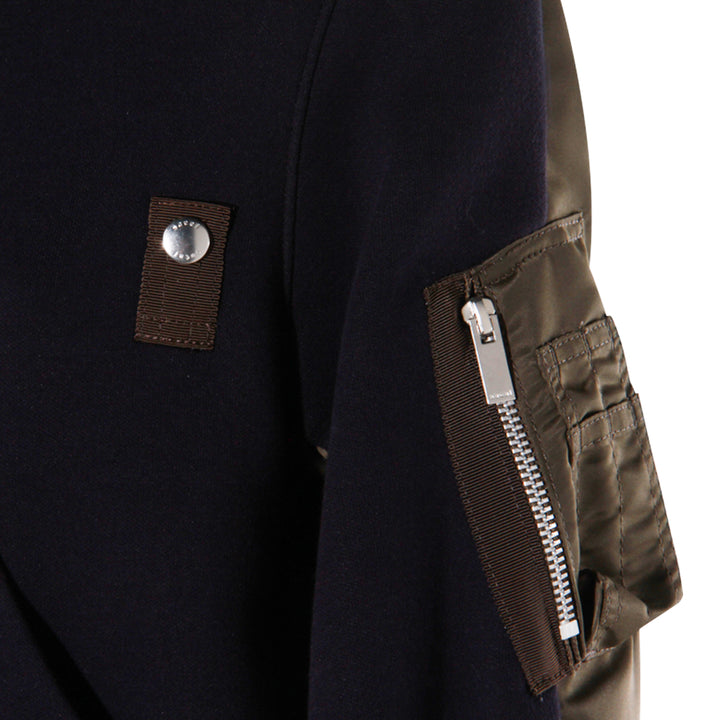 Sacai Sweaters - NAVY/KHAKI | 6ce7201a1225108895fd5dae0b77fbcb80b64ab1