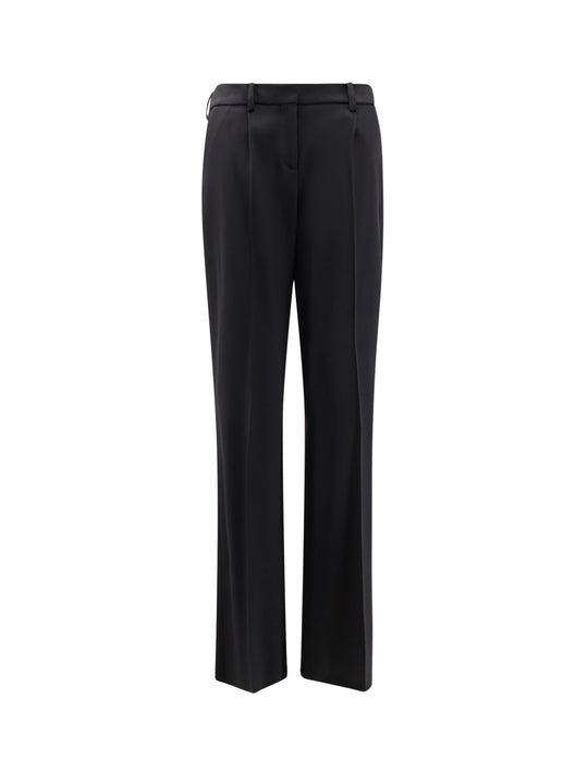 Slim Tailored Wool Trousers