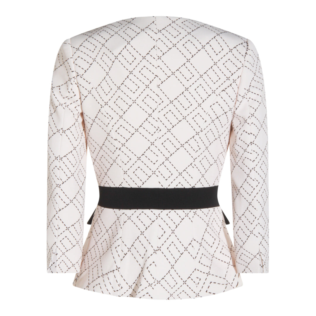 Elisabetta Franchi Jackets - MILK/NERO | 536f64449654128c125a64fcb7fbd37ce1370927