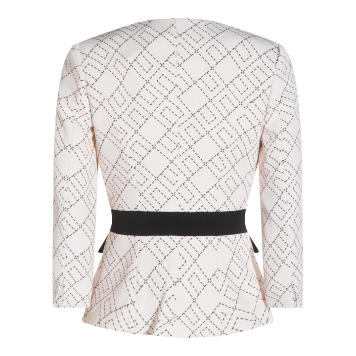 Elisabetta Franchi Jackets - MILK/NERO | 536f64449654128c125a64fcb7fbd37ce1370927