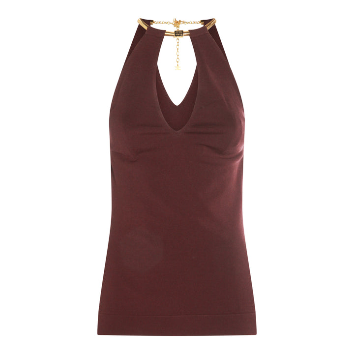 Elisabetta Franchi Top - MERLOT | e3311cb38f1c990eb6bea97cfabeef67be41467a