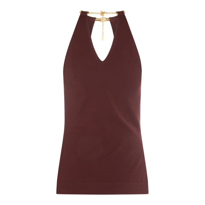 Elisabetta Franchi Top - MERLOT | 98e6d10c5588a561eaf4b87cd79d77927f4462da