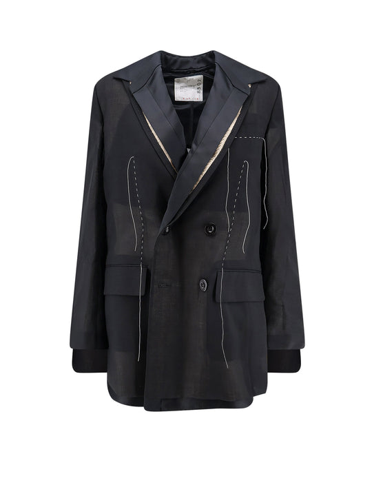 Silk And Organza Blazer