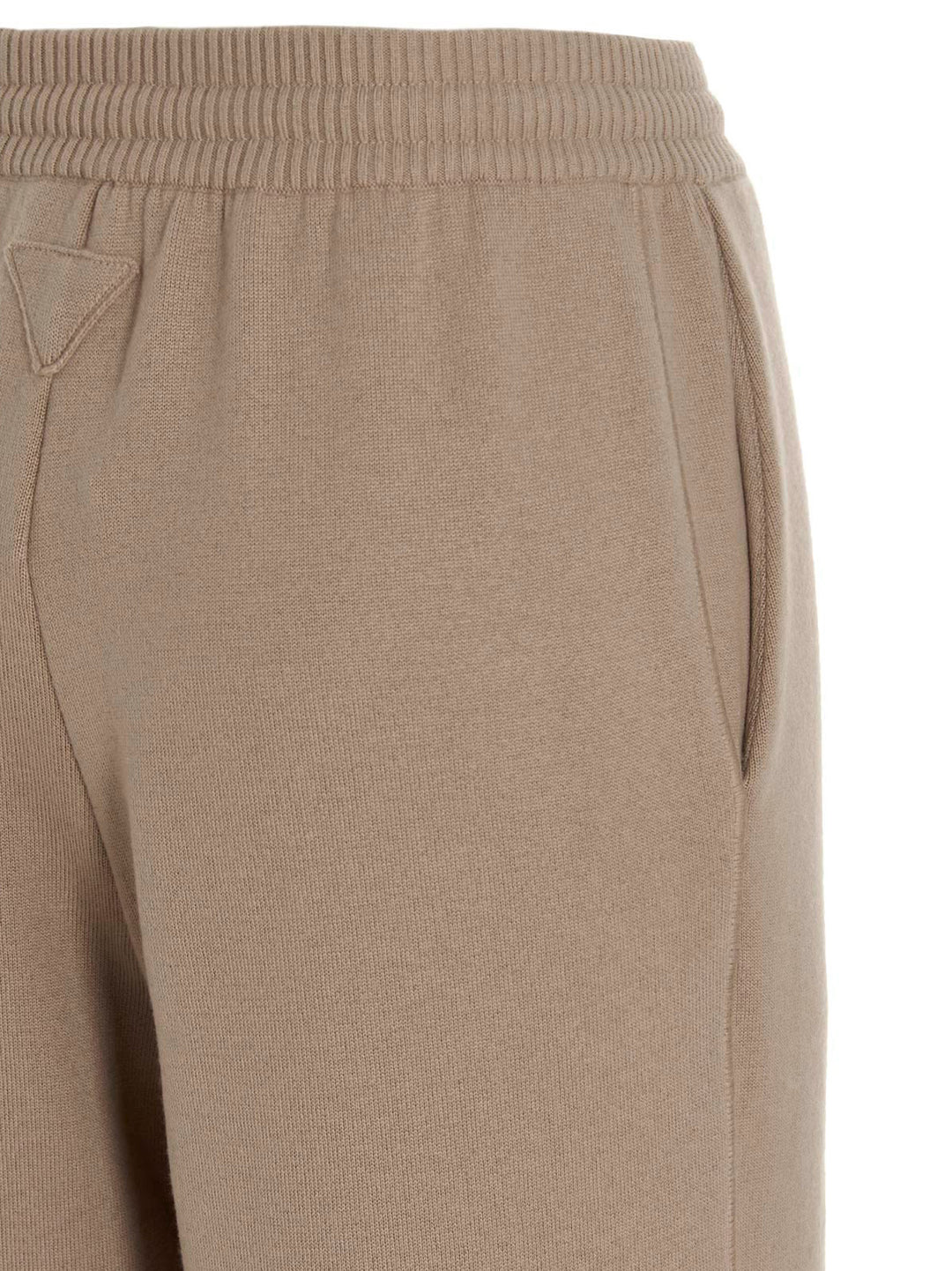 Prada Cashmere Blend Joggers Pants - Beige | 847b788f45873ca0d8c391730cebe49256296344
