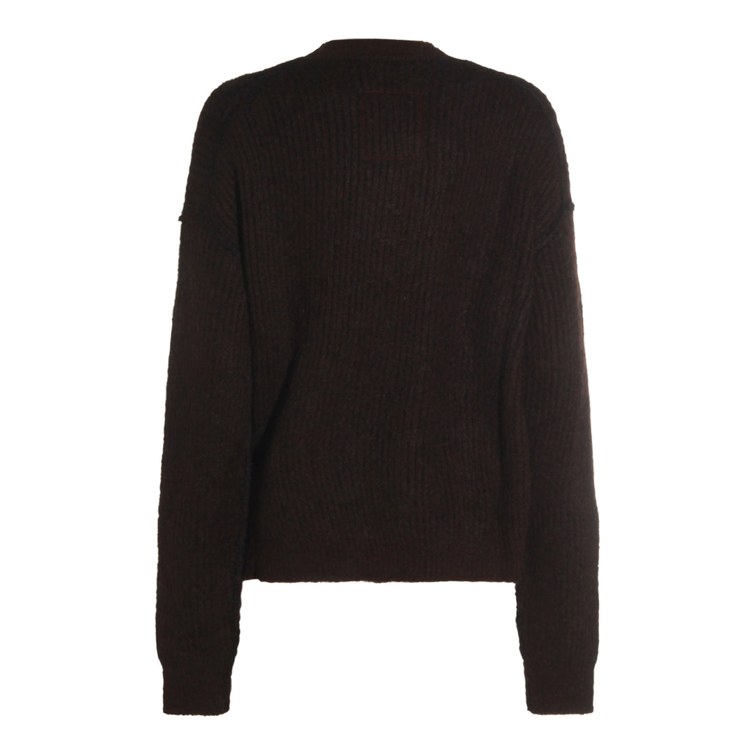 Uma Wang Sweaters - BROWN/BLACK | 768e6443c0414fade8f680b92966b9bcf28add58