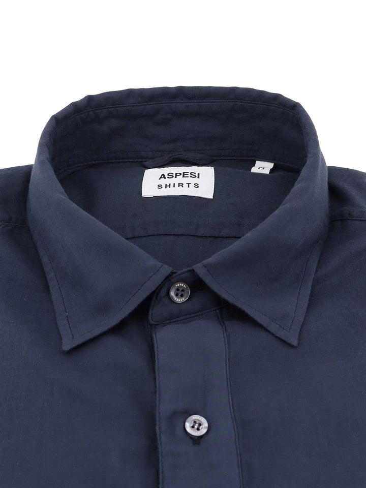 Aspesi Shirts - Blue and green | 478c4f225e1c7af17f99345f34824e1966ab9dde