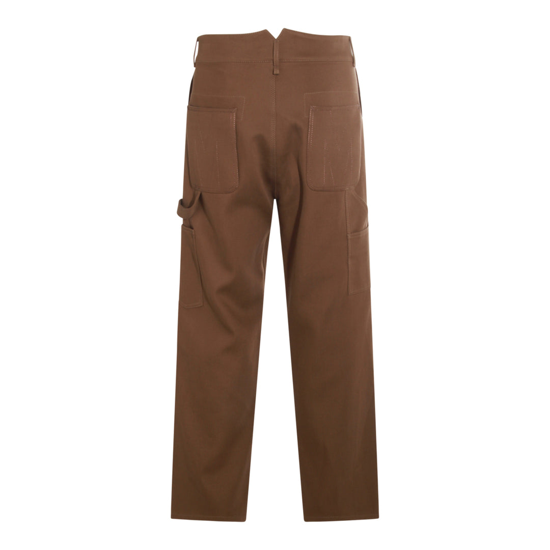 Moschino Trousers - Brown | a62451559c27cb86ab429d052cd5839bf56760f8