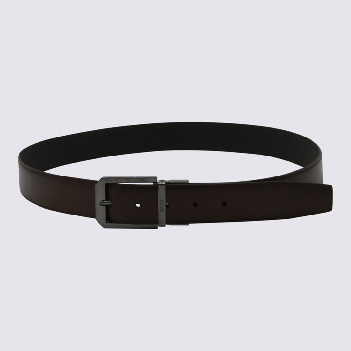 Zegna Belts - Brown | b76bd214fcd3c8c06acd63a9f204fc3109d934c7