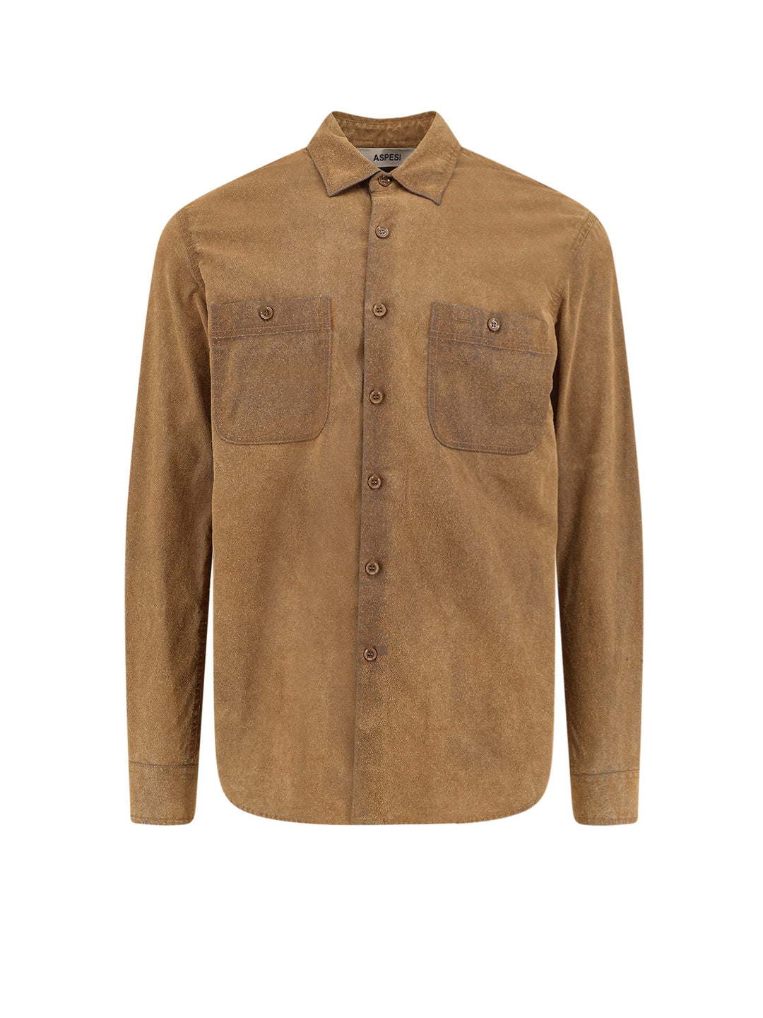 Aspesi Shirts - CHAMBRAY FLOCCATO | 25ca39368690b25cd0a5e70fdd6c5e21e4973318