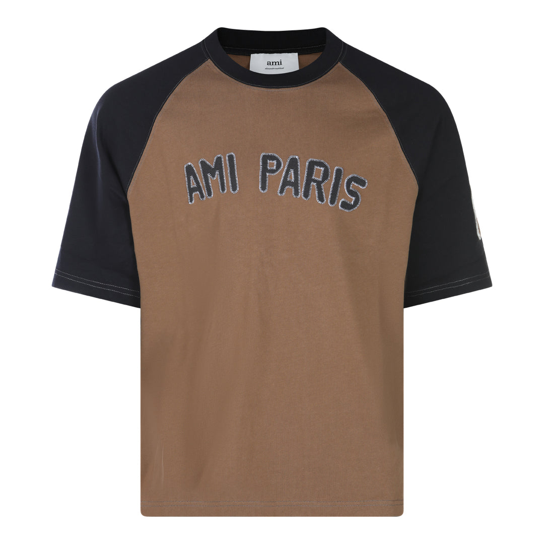 Ami Paris T-shirts and Polos - BROWN/BLACK | bcbc7f88500cfc0945ba6c2429799e871ac0cb0b