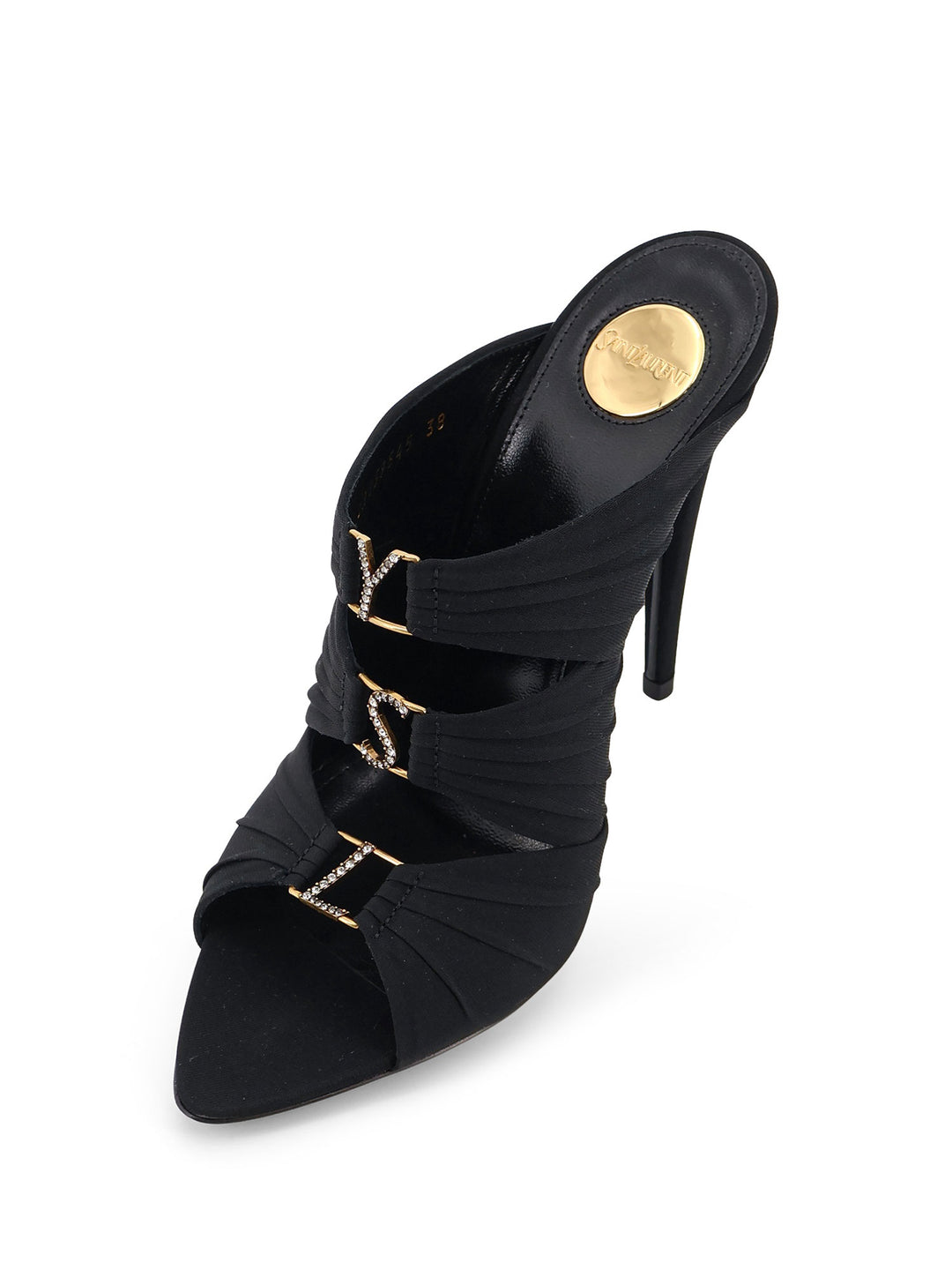 Saint Laurent Sandals - NERO/CRYSTAL+LIGHT B | a54015d5c9d9316e8ce6c77f99294b22bbb3f98c