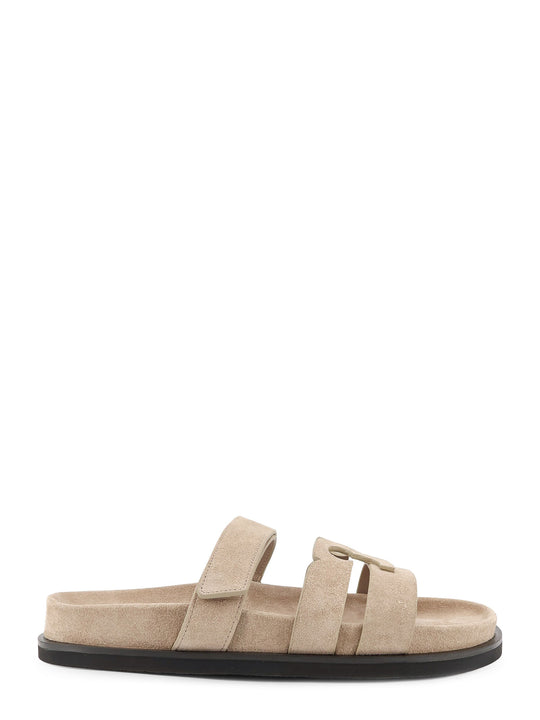 Ines Low Suede Sandals