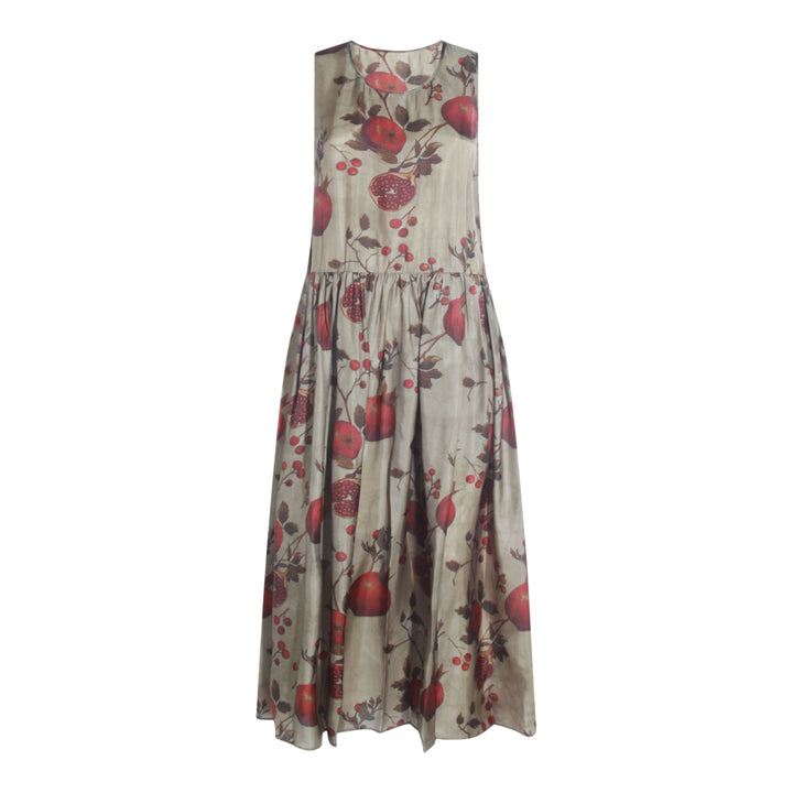 Uma Wang Dresses - TAN/RED/GREEN | e9e67ee204a4cd40aad3a87a8b1df5e56bda57d2