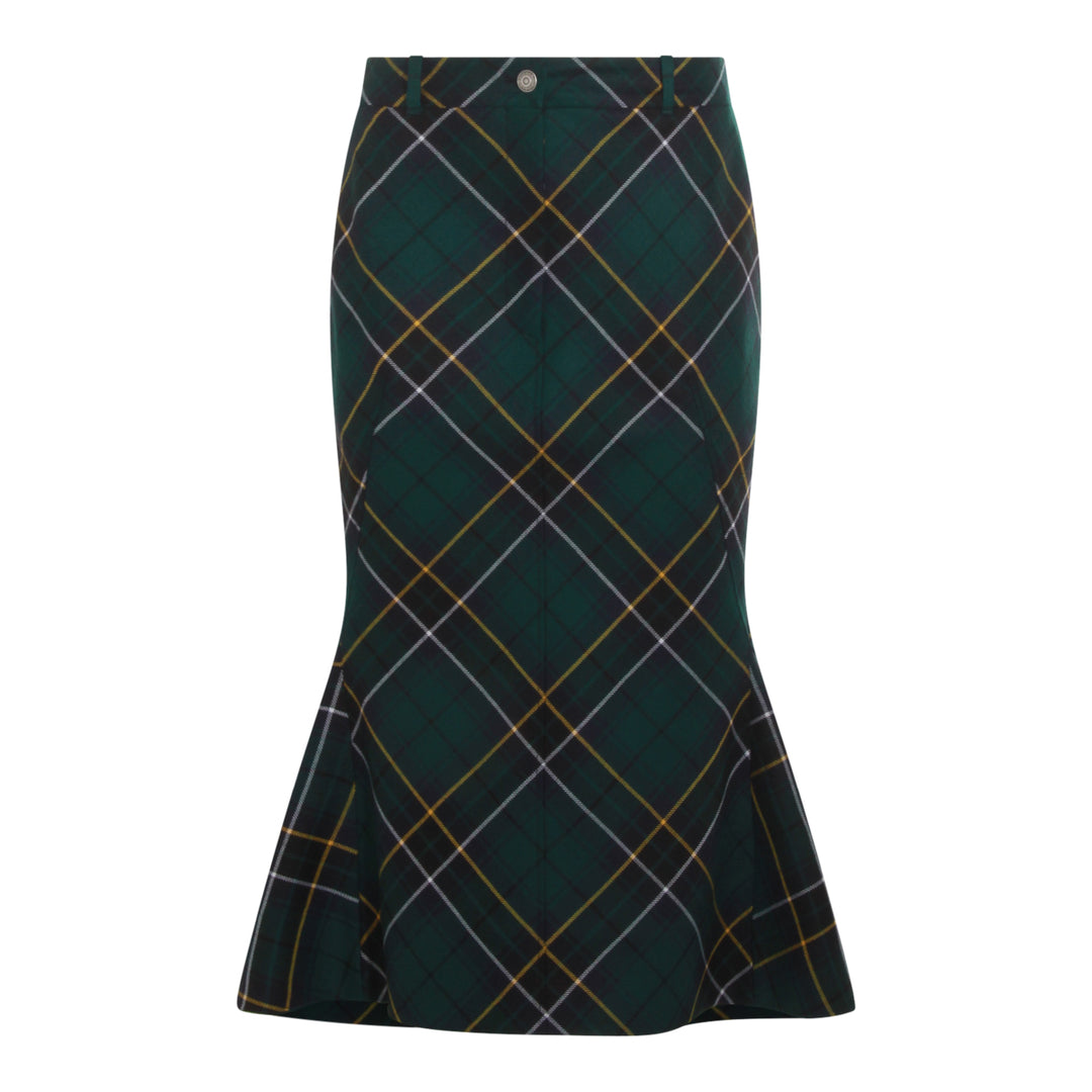 Alexander Mcqueen Skirts - NAVY/GREEN/YELLOW | 0a69cbd803b3d07a13ac04b6fd736c19516a4e62