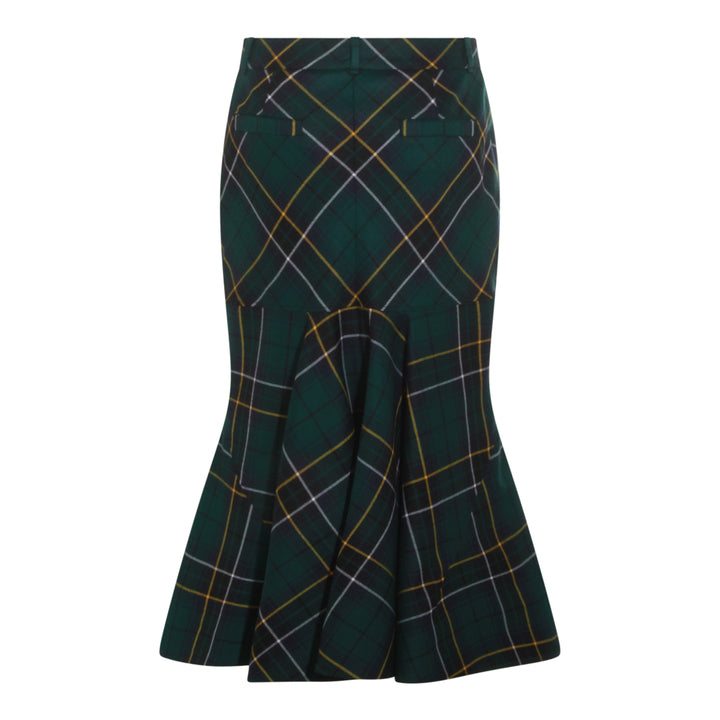 Alexander Mcqueen Skirts - NAVY/GREEN/YELLOW | 701c1f4aaf506114d36e692fd6cb09684ccbe6e7