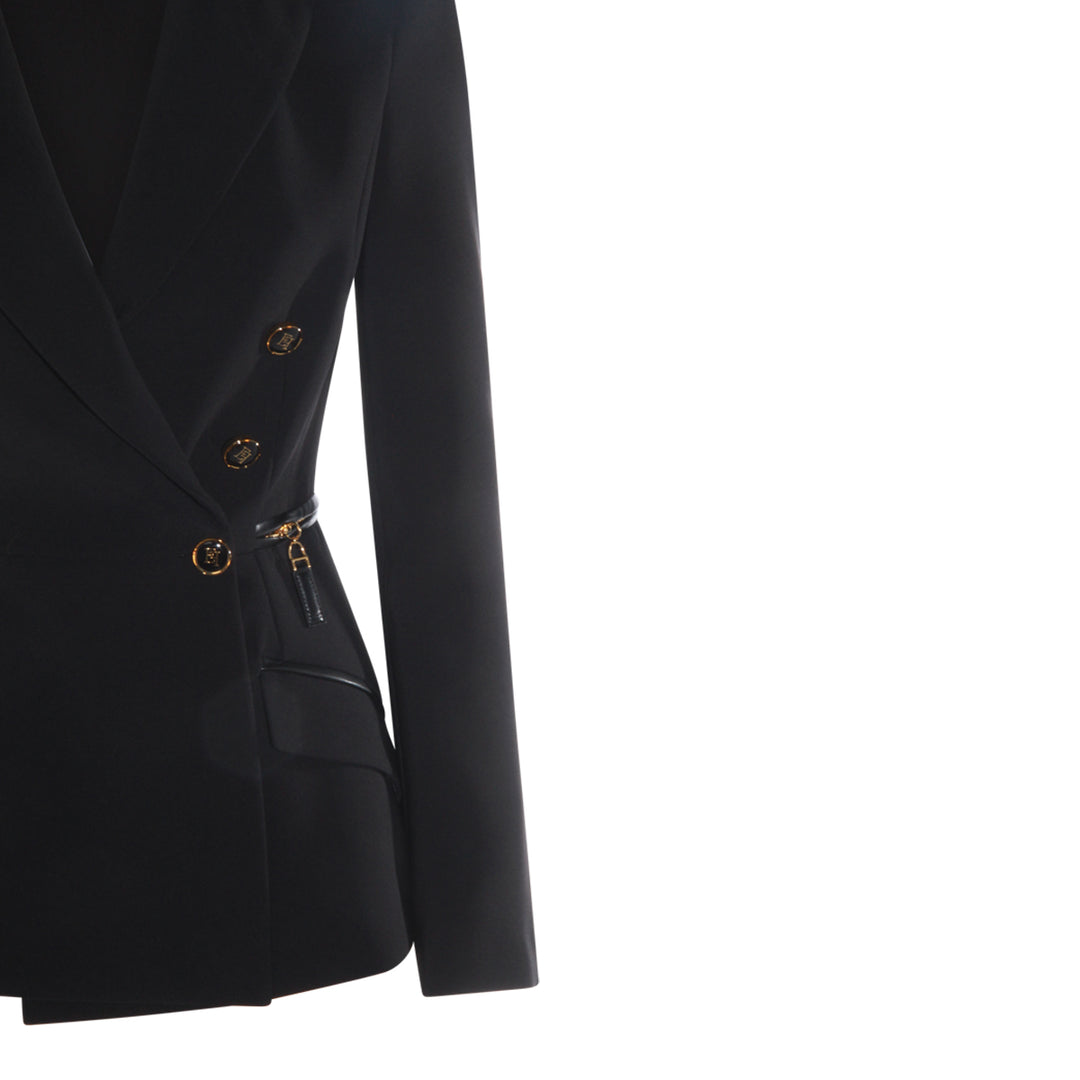 Elisabetta Franchi Jackets - Blacks and greys | 772371591404d6083f44aa58119de9ee52224a80