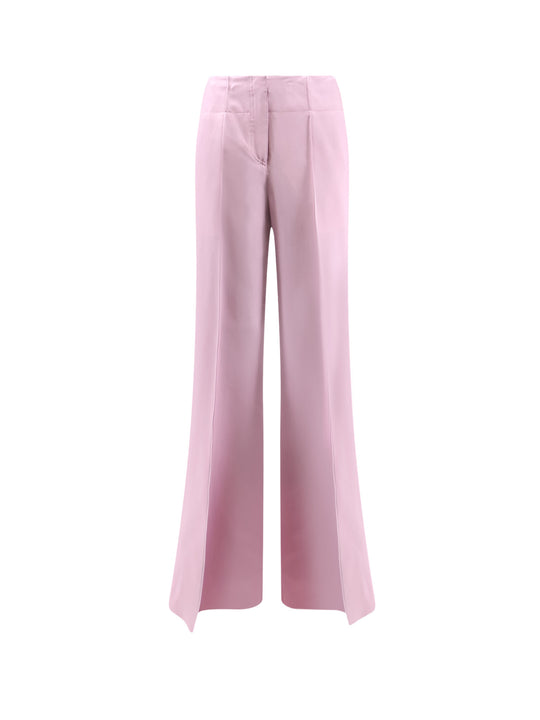 Nancy Virgin Wool And Silk Trousers