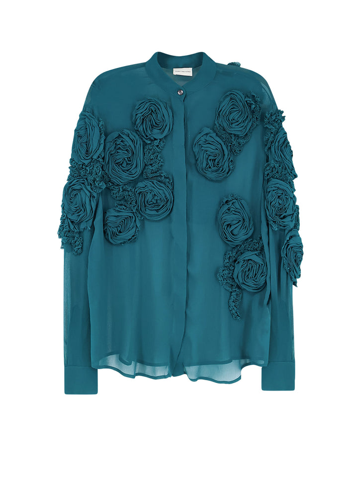 Dries Van Noten Shirts - PETROL | 8e43d5ef50248f84a9667b57481bcae36d439305