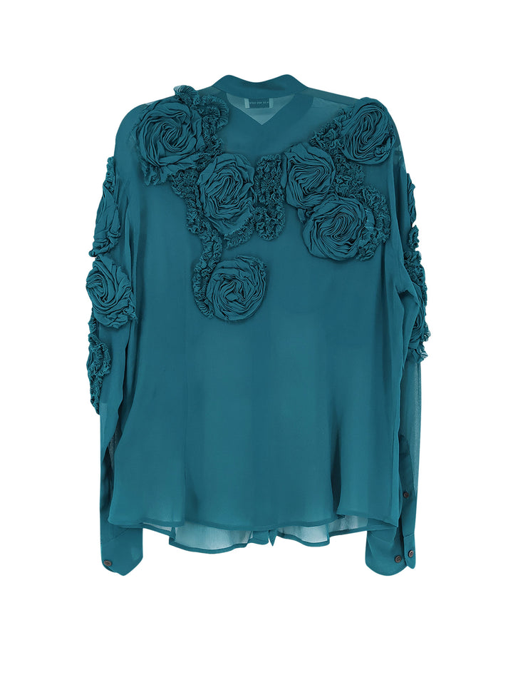 Dries Van Noten Shirts - PETROL | d29d42dc759f4a7da2b638750de7b34e2d501186