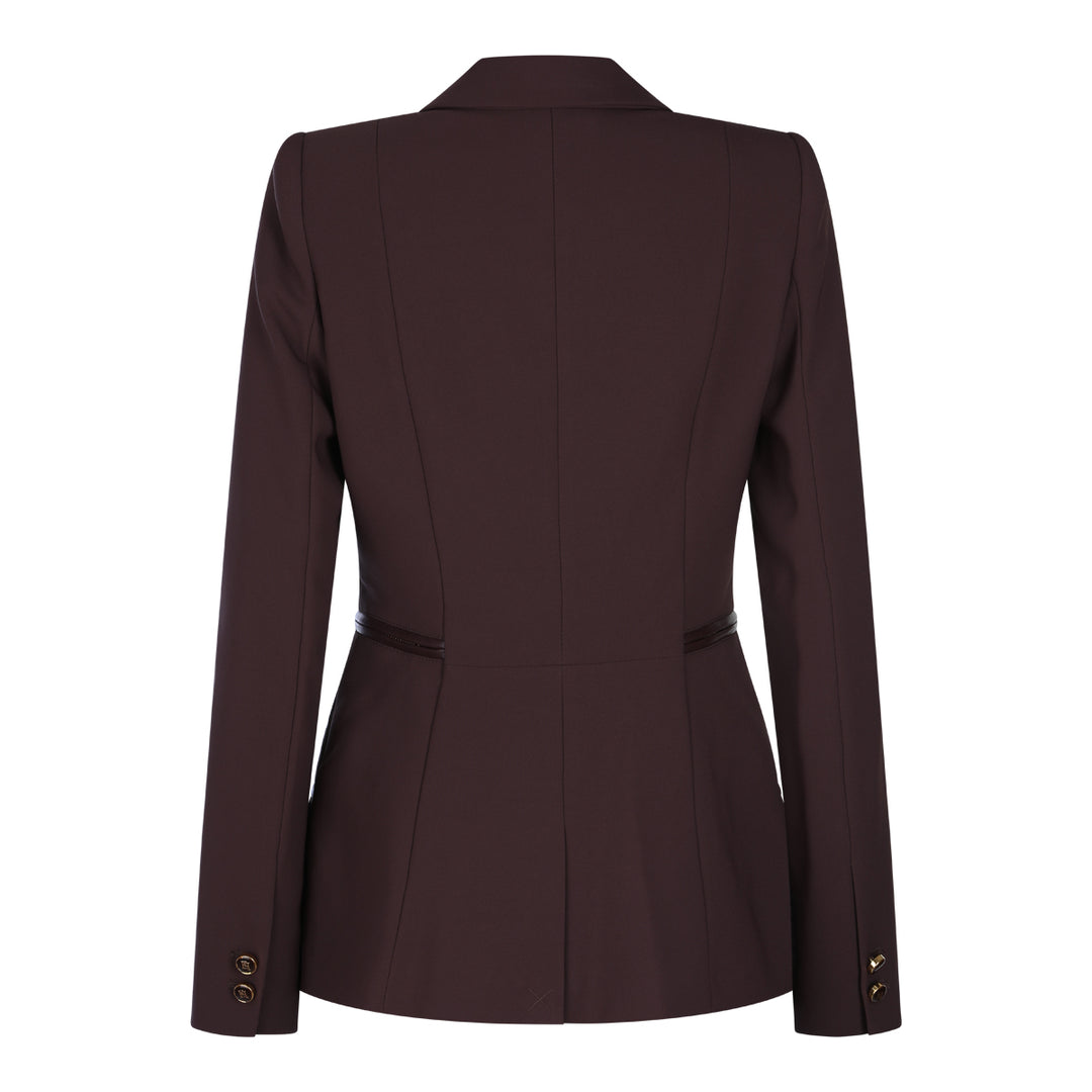 Elisabetta Franchi Jackets - MERLOT | e6cfbc9ca0106d100b3fd0a04df9bd92e5ade477