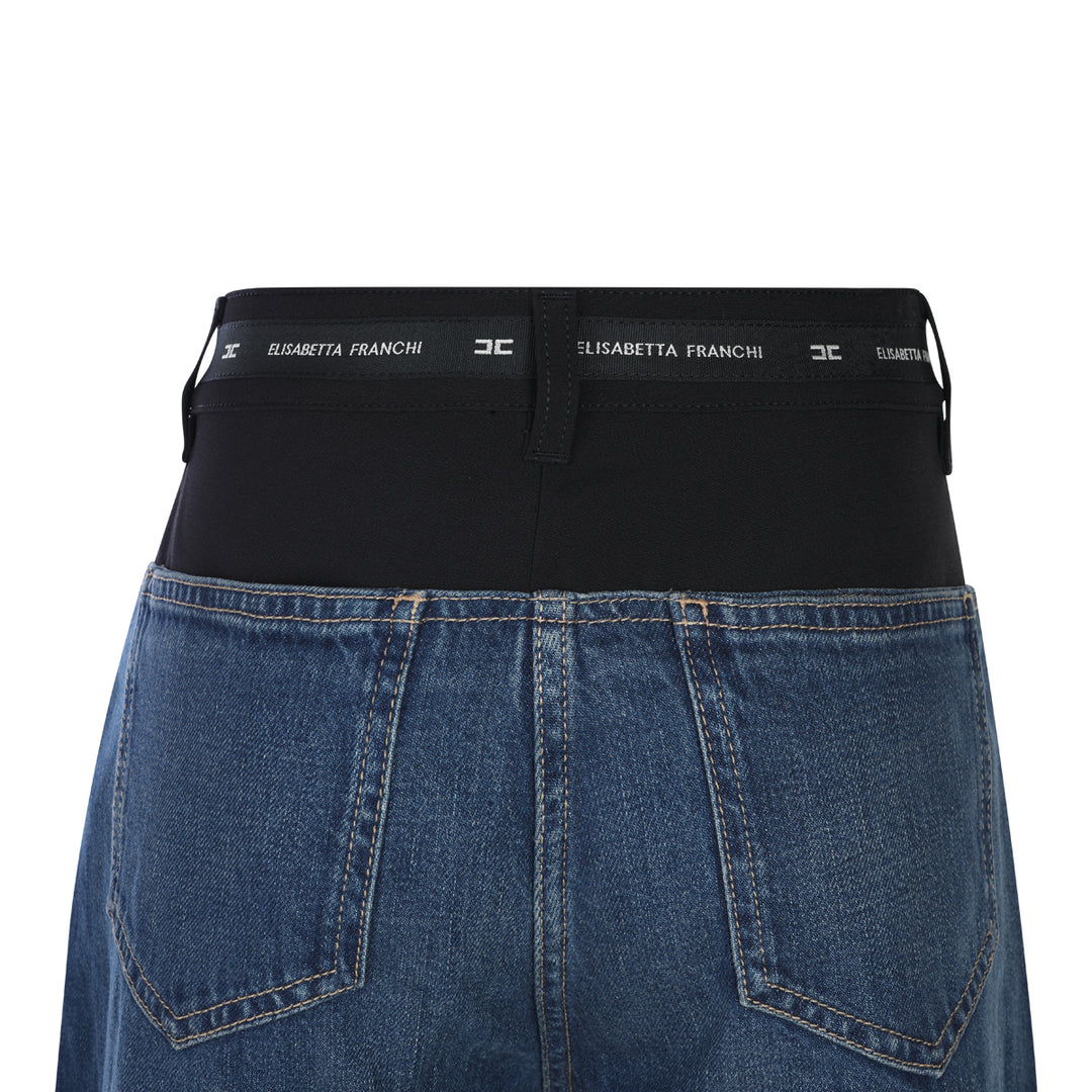 Elisabetta Franchi Jeans - BLUE/NERO | 4ba4bd507b338d801aaed5018f6f64c56ffde6af